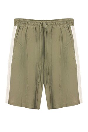 Bermuda in viscosa leggera verde LOW BRAND | LP26034N016